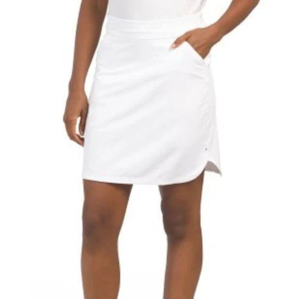 Peter Millar White 18 inch Golf Skort NWT Size M